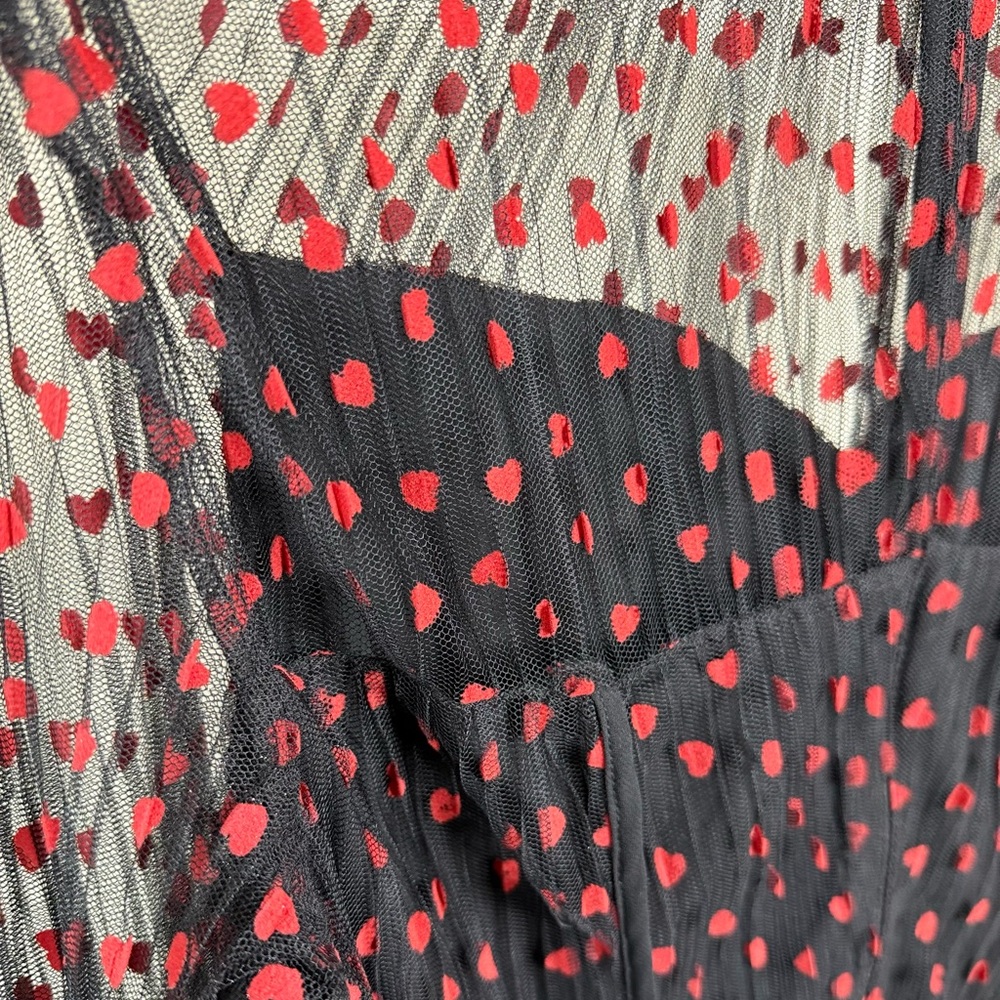 foxiedox Lilia Heart Print Dress - Picture 3 of 5